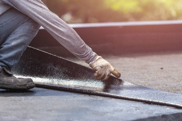 Professional Waterproofing technician working in Oakwood, OH